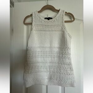 White House Black Market NWOT  White Knit Top!